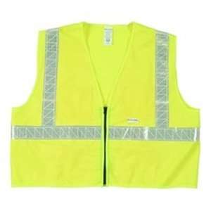  4XL Lime W/White Stripes Class 2 Safety Vest