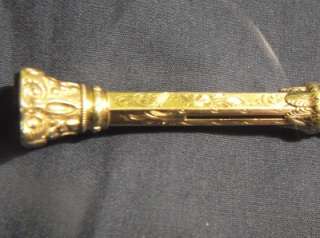 fine antique victorian 9ct gold stone set retractable dual pencil and 