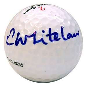  Clinton Whitelaw Autographed / Signed Golf Ball Sports 