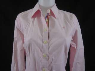 LILLY PULITZER Pink Button Down Shirt Sz 8  