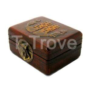  Leather Dominos Box Red