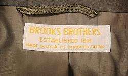 BROOKS BROTHERS ~ 2 Button Cotton Blend Suit ~ Mens 48 Long  