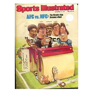 AFC VS. NFC Unsigned Sports Illustrated Magazine   November 21, 1977