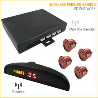 New Car Wireless Parking Sensor 4 Sensors Backup Radar