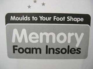 MEMORY FOAM THICK INSOLES SPORTS WORK BOOTS SHOES SIZE  