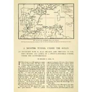 1901 Article Underwater Tunnel Connect Africa Europe Mediterranean 