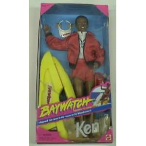    Baywatch Barbie African American Ken Doll Mib Toys & Games