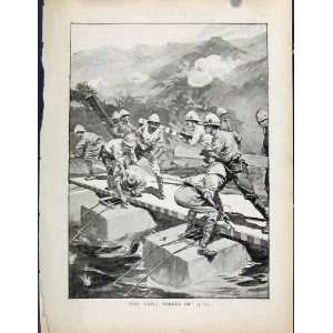 Boer War By Richard Danes Carried On Working Print