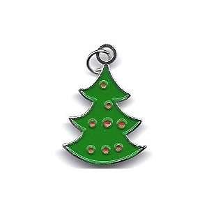 BUY 1 GET 1 OF SAME FREE/Christmas Jewelry/Charm/Silvertone Enamel 