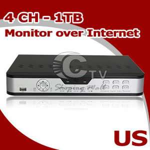 ZMODO 4CH CCTV Surveillance Security DVR System 1TB HD  