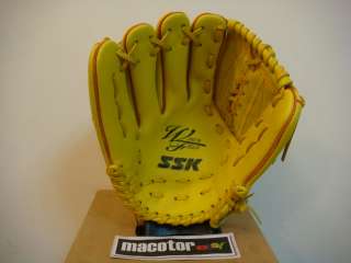 SSK Wingfield 12 Pitcher Baseball Glove Yellow LHT WBC  