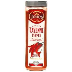 Tones Ground Cayenne Pepper, 16oz Shaker  Grocery 