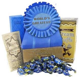 Worlds Greatest Gift Tote Bag of Snacks and Treats