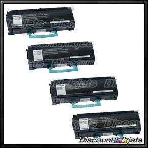 4pk E260A11A Toner Cartridge for Lexmark E260D E360D  