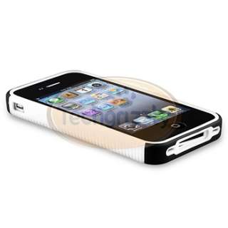   Hard/TPU Soft Skin Case Cover+PRIVACY FILTER for iPhone 4 4S  
