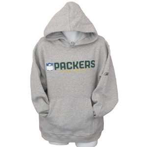   Bay Packers Sideline Grey Afterburner Hooded Fleece