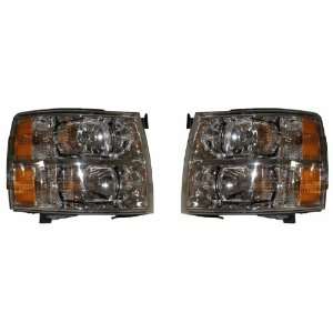  Aftermarket Replacement Headlight Headlamp Assembly Pair 