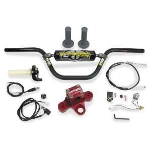  Two Brothers Racing Pro Bar and Triple Clamp Kit   Red 010 
