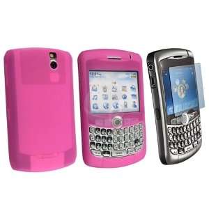  New Blackberry Curve COMBO Pink Soft Silicone Skin Case 