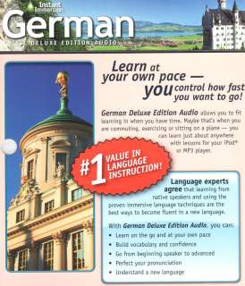 NEW V Learn German Deluxe Language 16 Audio CDs & 1   