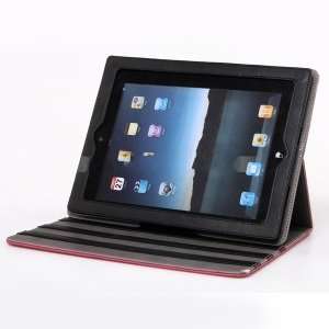  Foldable Artificial Leather Case Cover for Apple iPad 2 