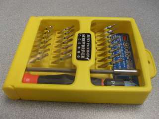30 Piece Precision Screwdriver Set Bright Yellow Case, Assorted Color 