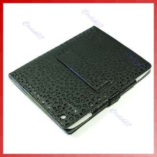 Wireless Bluetooth Leather case Keyboard For iPad 2 BK  