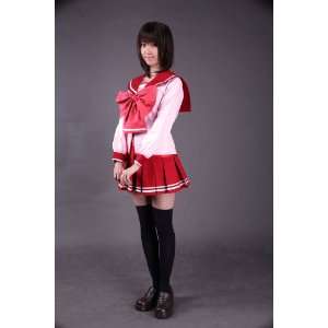 com Japanese Anime To heart 2 Cosplay Costume   Female Winter School 