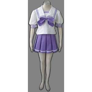Japanese Anime Rumbling Hearts Cosplay Costume   Female School Uniform 