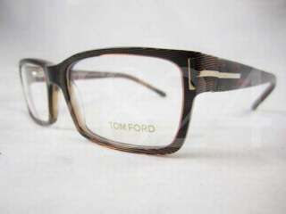 TOM FORD TF 5013 Eyeglasses Brown Strip TF5013 R93 54MM  