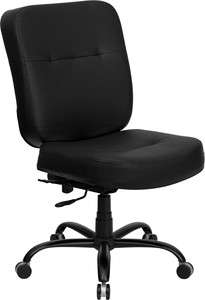   LEATHER COMPUTER DESK TASK OFFICE CHAIR WITH 500 lbs. WEIGHT CAPACITY