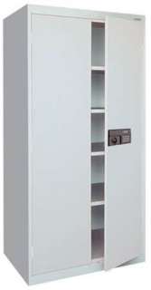 Sandusky EA4E462478 05 Keyless Electronic Storage Cabinet   Dove Gray