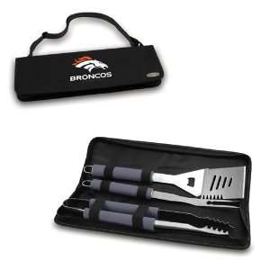  Picnic Time Denver Broncos Metro BBQ Tote with Tools 