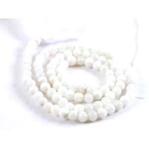   4mm Round 15 Bead Strand, Mother Of Pearl MOP Patio, Lawn & Garden