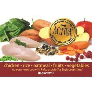  Activa   Growth Chicken Rice and Oatmeal Dog Food Pet 