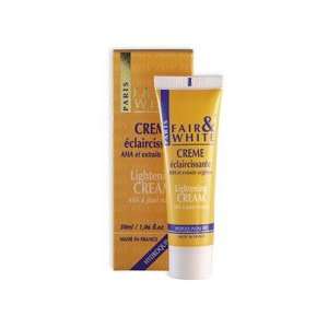   Fair & White Lightening Cream with AHAs and Vegetal Extracts Beauty