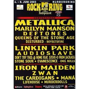 ROCK AM RING & IM PARK   Center Stage 2003   CONCERT   POSTER from 