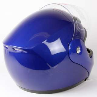 BLUE MODULAR FLIP UP MOTORCYCLE HELMET DOT Size S, M, L, XL  
