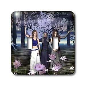   Maiden, Mother and Crone   Light Switch Covers   double toggle switch