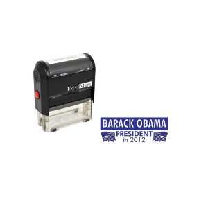  2012 Election Rubber Stamp   BARACK OBAMA PRESIDENT IN 2012 