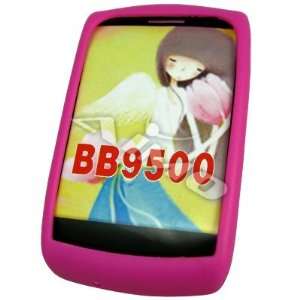  Blackberry Storm 9530 Silicone Case (Hot Pink 