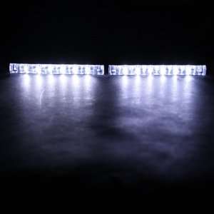  2x 6 LED Universal Car Fog DRL Day Running White Light 