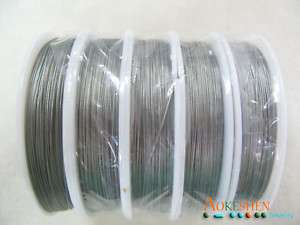 600M SILVER Tiger Tail Beading wire Thread 0.45mm *NH*  
