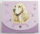 Dog Breed Handy Purse Size Notepad/Diaman​ti Decoration   Cocker 