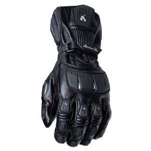  Scorpion Magnum Black Motorcycle Gauntlet Gloves   Size 