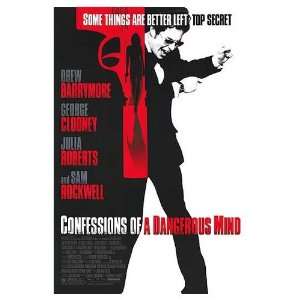 Confessions Of A Dangerous Mind Original Movie Poster, 27 x 40 (2002 