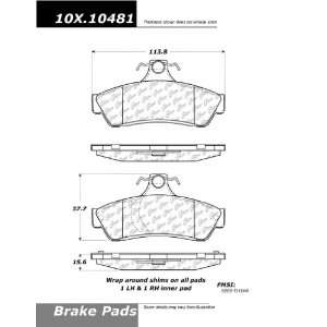    Centric Parts, 106.10481, PosiQuiet Extended Wear Automotive