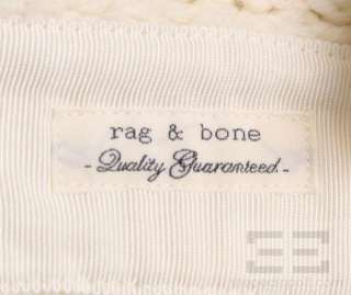 Rag & Bone Winter White Dolman Belted Cardigan Size 4 NEW  