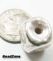 Thai Sterling Silver Cube Spacer Bead, 36  