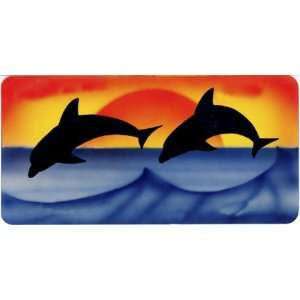  Airbrushed License Plates  Dolphins License Plate   #231 